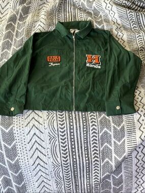 Honda Green Race Team Zip-Up Jacket
